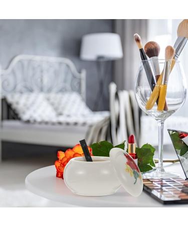 FUNOMOCYA 1pc Porcelain Jar Porcelain Tea Tin Empty Can Storage Holder Sample Empty Container Condiment Jars Food Storage Can Food Canister Ceramics Travel Dehua Red Cosmetic - Buy Online on GoSupps.com