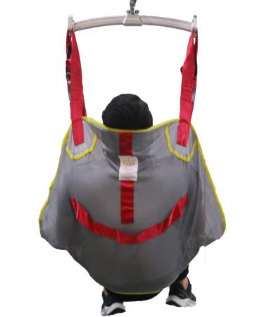Patient Lift Toileting Sling Full Body Patient Lifting Harness Mesh Patient Lift Sling for Nursing Elderly Disabled XL - Buy Online on GoSupps.com