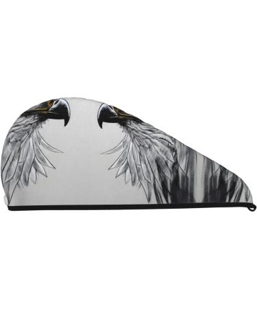 Super Absorbent Eagle Dry Hair Cap for Girls - Elastic Quick Drying Wrap for Long Thick Hair - Buy Online on GoSupps.com