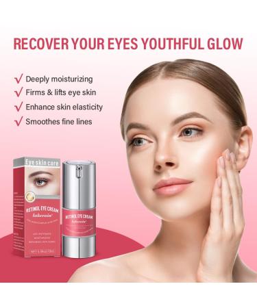 Retinol Eye Cream for Dark Circles & Puffiness | Anti-Aging with Collagen & Hyaluronic Acid | Firming Smoothing & Deeply Moisturizing - Buy Online on GoSupps.com