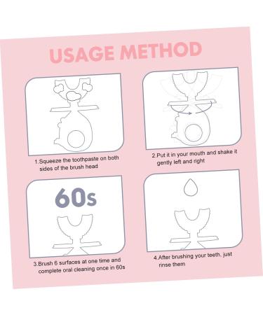 Seaesfoufu Silicone U-Type Electric Toothbrush for Toddlers | Eco-Friendly Baby Toothbrush | International Shipping Available - Buy Online on GoSupps.com