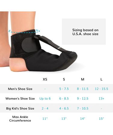 Buy Braceability Plantar Fasciitis Night Sock - Soft Stretching Boat Rail Achilles Tendon Relief & Heel Pain Compression Cuff (Small) - International Shipping Available - Buy Online on GoSupps.com