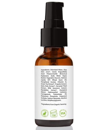 Advanced Retinol Serum 2.5% with Hyaluronic Acid & Vitamin E - 1 fl. oz - Buy Online on GoSupps.com