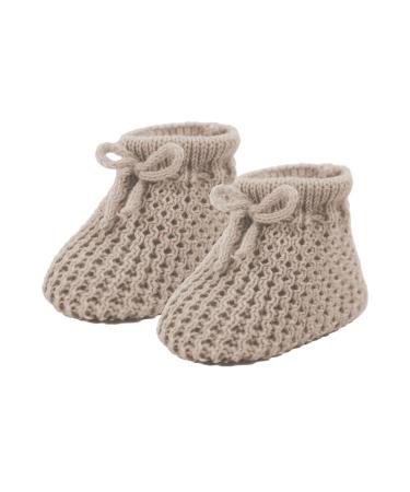 Royal Icon Baby Booties 0-3 Months - Warm and Safe Baby Slippers For Baby Boys Girls - Newborn Booties for Babies Baby Boots Ri401 0 Months Coffee
