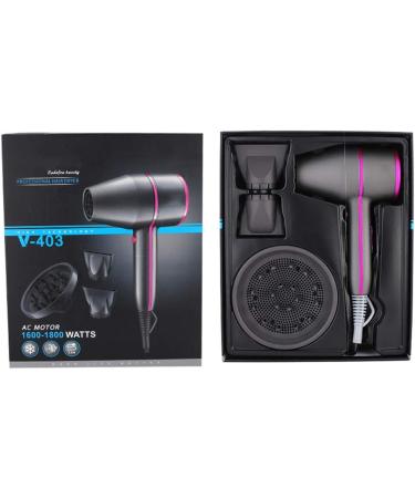 Ionic Hair Dryer Professional Hair Dryer 1600W Fast Dry Dryer Salon Women Hairdryer for Curly and Straight Hair 2 Speed and Cool Shot Button Diffuser & Concentrator for Travel Salon Home Use Small - Buy Online on GoSupps.com