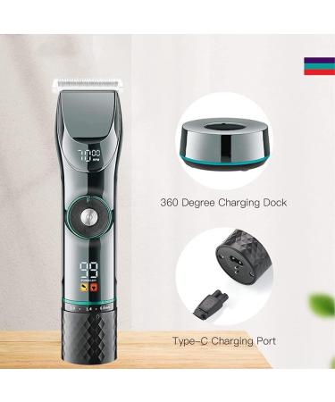 Professional Electric Hair Clippers with Digital Display - High Power Variable Speed Hair Cutting Kit for Salon Use - Buy Online on GoSupps.com
