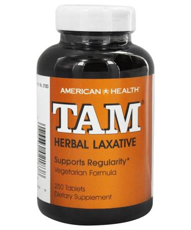 American Health TAM Herbal Laxative 250 Tablets
