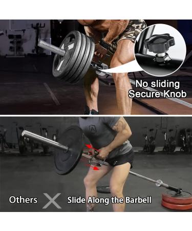 Landmine Handle T Bar Row Attachment - Solid Steel Black Powder-Coated | BRTGYM | Ideal for 2 Olympic Barbell Back Training - Buy Online on GoSupps.com