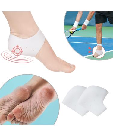 Buy Heel Cushion Gel Pads - Silicone Heel Protectors for Plantar Fasciitis & Heel Pain Relief | Unisex (1 Pair) - Buy Online on GoSupps.com