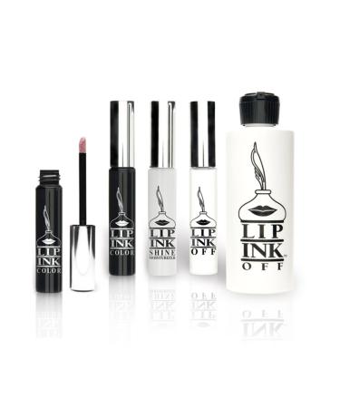 Lip Ink Organic Vegan 100% Smearproof Lip Stain Sampler Kit (Mocha & Ultra Natural)