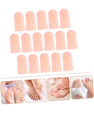 Healvian Silicone Finger Cot Toe Protector - 20pcs Anti-wear Sleeves for Corns & Blisters - Buy Online on GoSupps.com