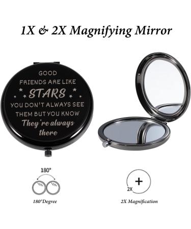 Compact Makeup Mirror: Best Friend Birthday & Graduation Gift for Women | Inspirational Friendship Gift for Teen Girls, Bestie, Coworker | Travel Mirror for Her - Buy Online on GoSupps.com