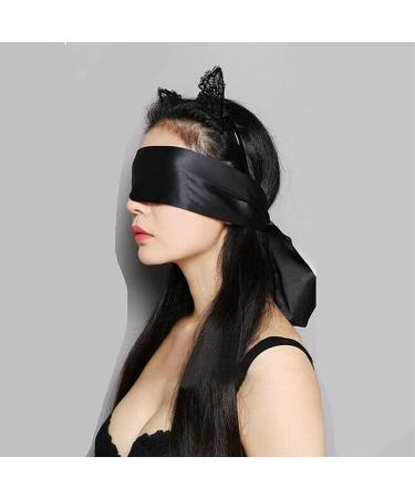 ZHER-LU Silk Sleep Mask Bundle - Pack of 3 Satin Eye Masks with Rhinestones (Black) - 150cm - Buy Online on GoSupps.com