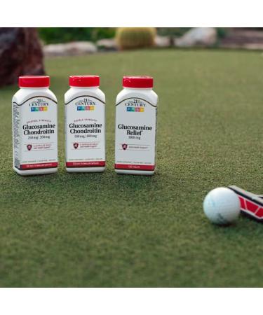 21st Century Glucosamine Relief 1000 mg - 120 Coated Tablets Pack of 6 - Buy Online on GoSupps.com