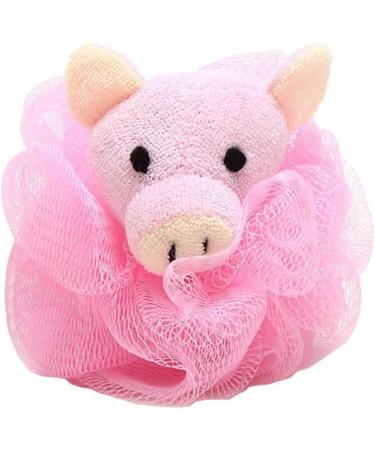 Tomaibaby 4Pcs Animal Bath Sponge Pouf for Kids - Cartoon Loofah Shower Ball (Random Style) - Buy Online on GoSupps.com