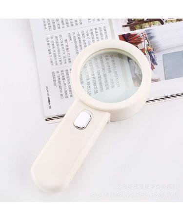 Magnifying Glass 10 Times with LED Light Super Bright Lighting Reading Optical Glass Handheld Magnifying Glass Made in China - Buy Online on GoSupps.com