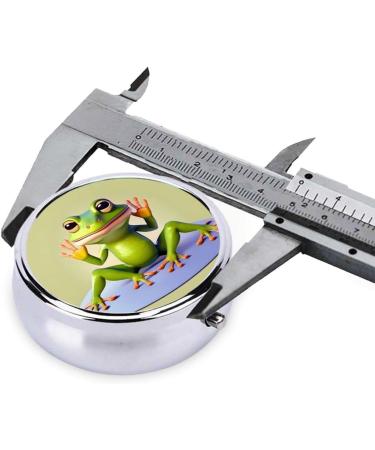 Funny Frog Yogaround Pill Box | 3 Compartment Organizer | Portable Travel Pill Organizer for International Shipping - Buy Online on GoSupps.com