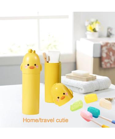 Canzoon 7-Piece Travel Toothbrush Set | Protective Cover & Container | Ideal for Camping Home & School - Buy Online on GoSupps.com