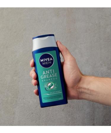 NIVEA MEN Anti Grease Shampoo for oily hair with sage for men 400 ml - Buy Online on GoSupps.com