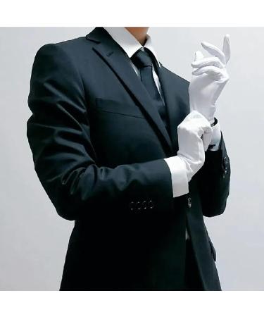 Landrain 12 Pairs of Breathable White Cotton Gloves Soft Fabric Gloves White Cotton for Multi-Purpose - Buy Online on GoSupps.com