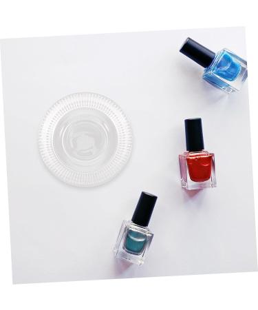 minkissy Tools Nail Dish Cups Nail Art Cup Glass Dish for Acrylic Nails Dappen Dish Glass Nail Dish Nail Cups Nail Art Accessories Pen Wash Cup Wash Pen Palette Crystal Bracket - Buy Online on GoSupps.com