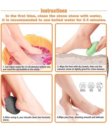 2 Packs Natural Pumice Stone Natural Lava Scrubber Foot Scrubber Pumice Stone for Removing Dead Skin/Hard Skin Foot File for Skin Exfoliation - Buy Online on GoSupps.com