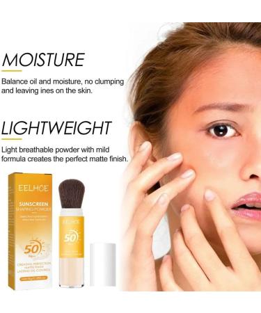 Mineral Setting Powder Translucent Mineral Powder Natural and Breathable Light SPF 50 Long-Lasting Makeup Control Oil for All Skin Types - Buy Online on GoSupps.com