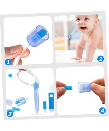 TOYANDONA 40pcs Respiratory Sucker Aids Sponges - Infant Nose Cleaner Filters for Aspirator - Blue Sponge Replacement Filters - Baby Hygiene Essentials - Buy Online on GoSupps.com