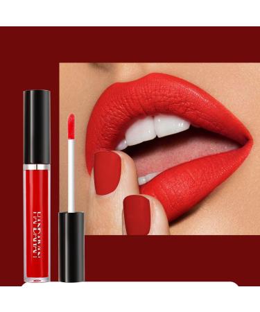 GL-Turelifes Matte Lip Gloss Kit - 4 Pcs Waterproof Liquid Lipstick Set for Cosplay & Halloween - Non-Stick Non-Fading White Black Red Purple - Buy Online on GoSupps.com