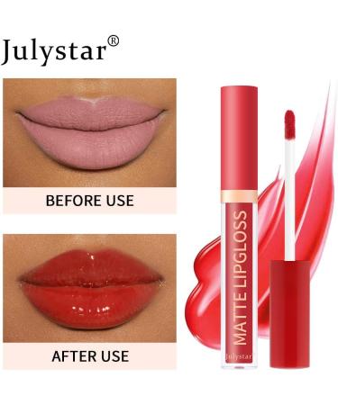 INTEROOKIE Makeup Water Gloss Lip Glaze with Mirror Non Fading Lip Honey Liquid for Natural Longlasting Hydration Water Glosses for Women 04 - Buy Online on GoSupps.com