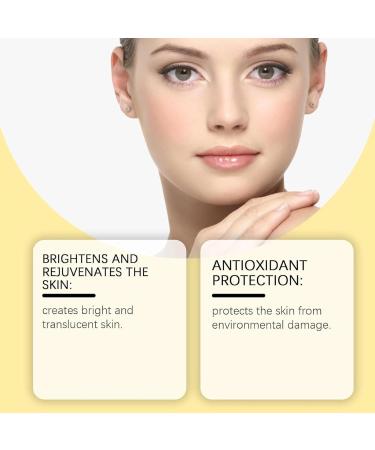 Vitamin brightening serum for the face hyaluronic acid strengthens the barrier brightens dull skin improves skin elasticity for all skin types 3pcs - Buy Online on GoSupps.com