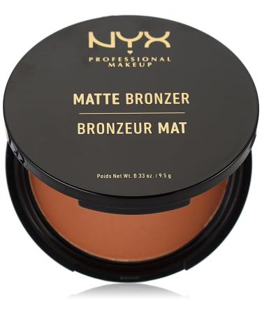 NYX Professional Makeup Matte Body Bronzer Pressed Powder No Shimmer Vegan Formula Deep Tan 05 Deep Tan