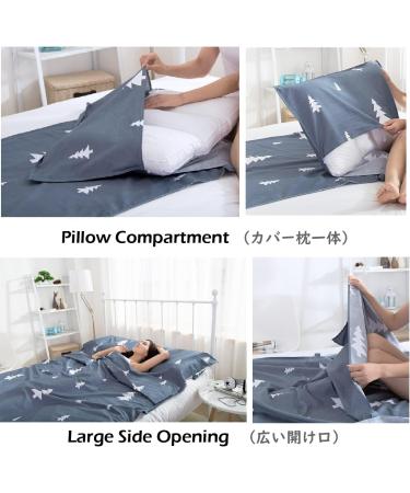 Azarxis Cotton Sleeping Bag Liner - Lightweight Travel Sheet for Camping and Backpacking - White, Size L - Buy Online on GoSupps.com
