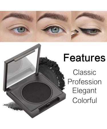 SACE LADY Pro Cake Eyeliner Powder - Waterproof & Smudge-Proof Coffee Shade, Long Lasting Water-Soluble Formula for Makeup Beginners and Pros - 0.12oz - Buy Online on GoSupps.com