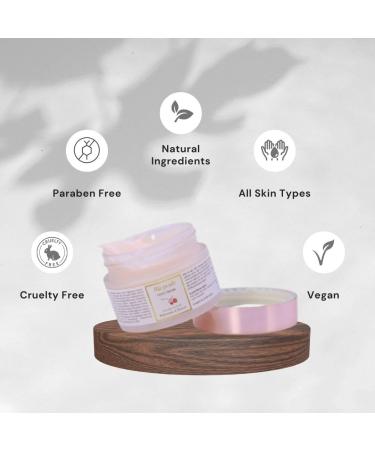 Rejuvenate & Protect Rosehip Seed Oil Face Cream - Summer Essentials 50 gm | Hydrating & Nourishing Skincare - Buy Online on GoSupps.com