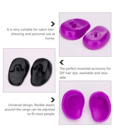Professional Hairdressing Ear Protector - 6 Pairs of Ear Shower Caps for Blow Dryer - Shield Covers for Salon Styling - Buy Online on GoSupps.com