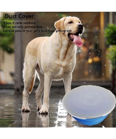 JVHLOV 350ml Foldable Travel Dog Bowl Set - Portable Silicone Drinking Bowls for Cats & Dogs with Carabiners | Ideal Pet Accessories for Travel - Buy Online on GoSupps.com