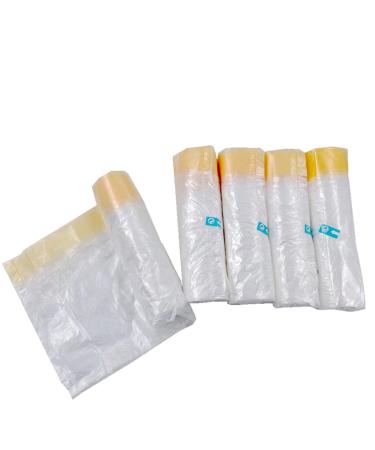 Drawstring Trash Bag Holder for Kitchen Household Thickened Disposable Closing Cleaning Bag Stretch Resistance 200 Pcs 45 * 50 45*50