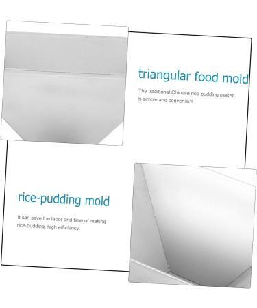 OUNONA 3 Pcs Rice Ball Shaping Kitchen Utensils Dessert Molds Kimbab Onigiri Mold Bento Making Supplies Dough Mold Japanese Onigiri Mold Rice Japanese China Stainless Steel Material Cake 10X8X6.5CMx3pcs Silverx3pcs - Buy Online on GoSupps.com