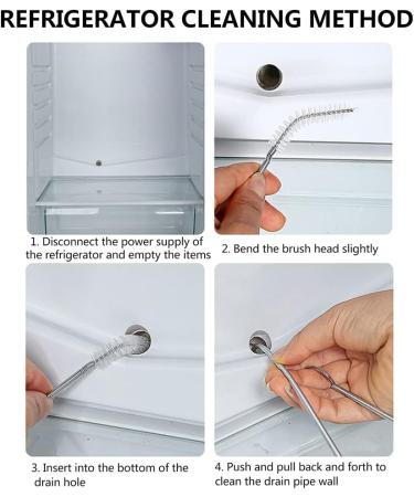 Long Pipe Cleaners Long Cleaning Brush Clog Remover Drain Brush Aquarium Water Filter Pipe Air Tube Hose Cleaning Brush Sink Fridge Skinny Pipe Dredging Tool Fovolat Stainless Steel 90cm - Buy Online on GoSupps.com