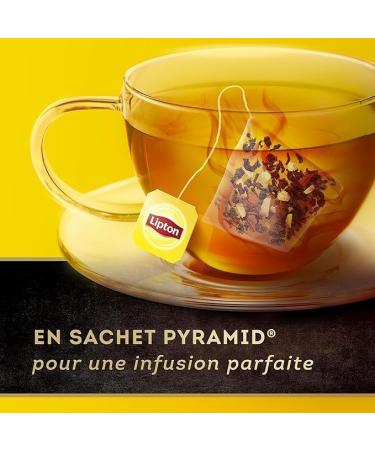 Lipton Th Noir P che Mangue de Gr ce Go t Frais et Equilibr Th Noir 100% d'Origine Naturelle Vitalit 12x20 sachets 240 Sachets - Buy Online on GoSupps.com