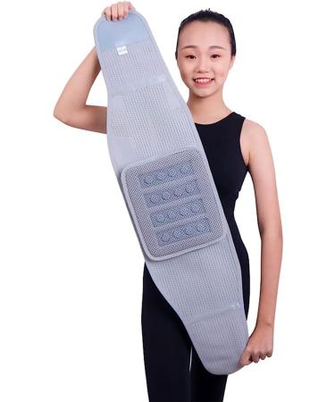 Lumbar support belts self -warming support orthosis for the lower back with removable metal spring strips for pain relief sciatica spine stenosis scoliosis or herniated disc XL