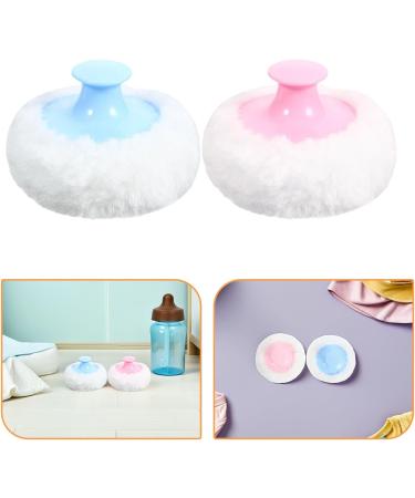 SOIMISS 6pi ces Houppette pour Gar on Fille Douce avec Manche Applicateur de Poudre pour Corps Portable pour Changes et Voyages - Buy Online on GoSupps.com