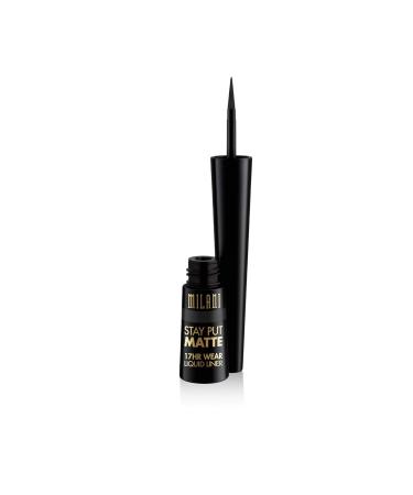 Milani Anti-Gravity Black Mascara with Castor Oil & Stay Put Matte Liquid Eyeliner Bundle - Buy Online on GoSupps.com