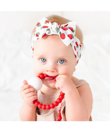 Ryan and Rose Cutie Teether Rattle - Red | Baby Teething Toy - Buy Online on GoSupps.com