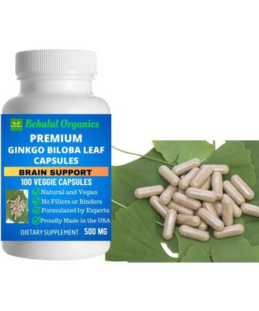 Behalal Organics Ginkgo Biloba Leaf Quick Release Capsules - Buy Online on GoSupps.com
