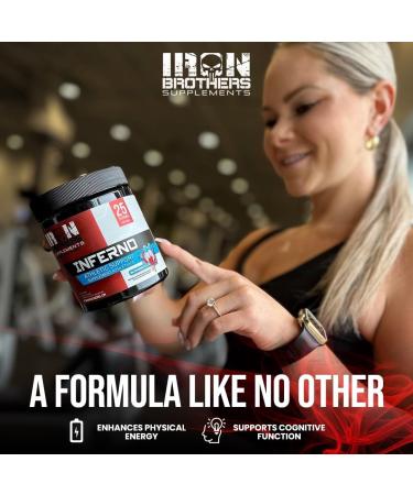 Iron Brothers Supplements - Inferno Weight Loss Supplements for Women & Men | Detox for Weight Loss and Belly Fat Thermogenic Support - Workout Supplement | Help Cognitive Health Increases Energy Bombsicle - Buy Online on GoSupps.com