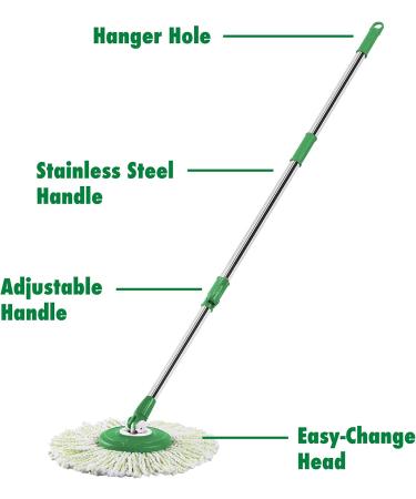 Libman 1164 Spin Mop Refill 4-Pack - Replacement Mop Heads for Effortless Cleaning - Buy Online on GoSupps.com