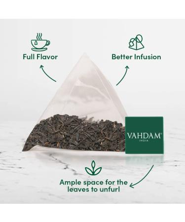 Vahdam Teas Black Darjeeling Tea - 15 Premium Tea Bags (1.06 oz) | Authentic Flavor - Buy Online on GoSupps.com