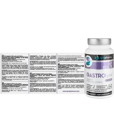Gastrolyra Pylopass with calcium zinc and biotin - supplement to support gastrointestinal well-being - 30 capsules - Buy Online on GoSupps.com